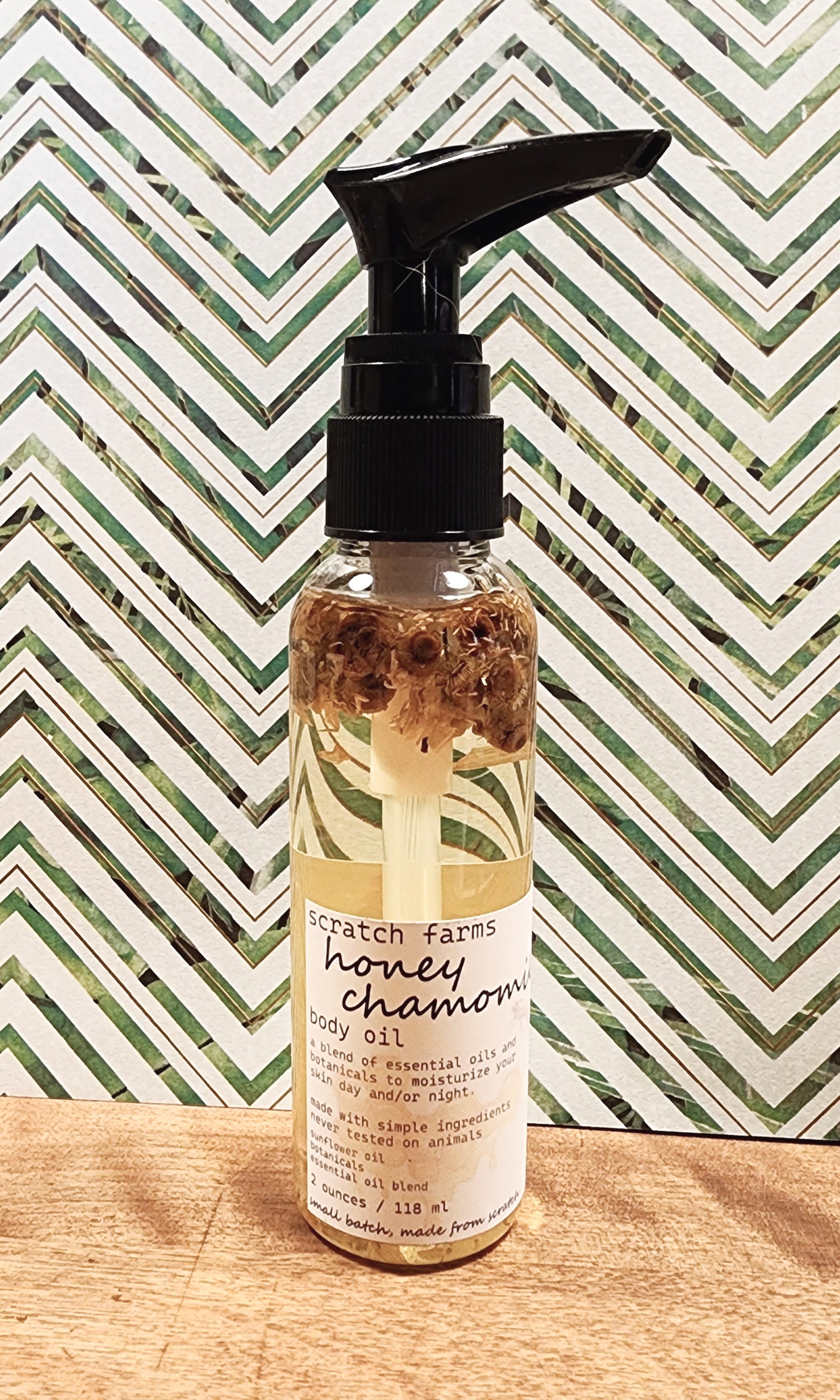 Honey Chamomile Body Oil – Scratch Farms